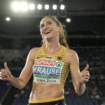 Hindernisläuferin Krause nach Babypause mit EM-Medaille