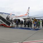 Tschechisches EM-Team in Hamburg gelandet