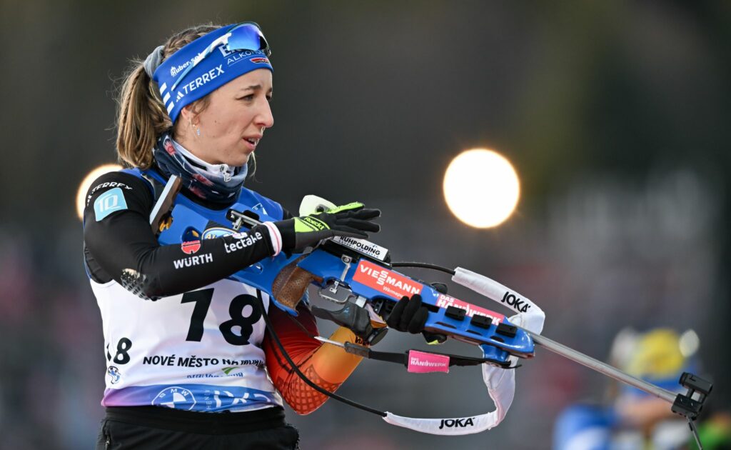 Biathletin Preuß verpasst Podest um eine Zehntelsekunde