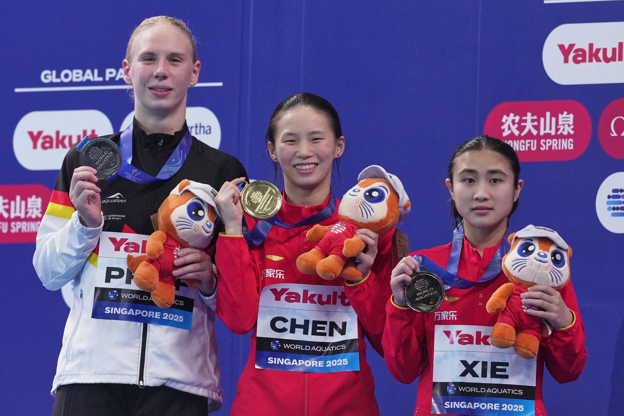 Überraschung im Wasserspringen: Pfeif gewinnt WM-Silber