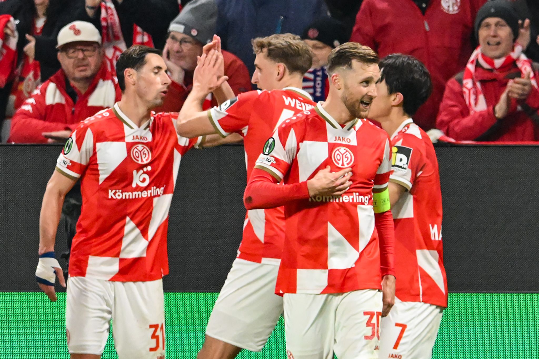 Mainz feiert erstmaligen Achtelfinal-Einzug im Europapokal