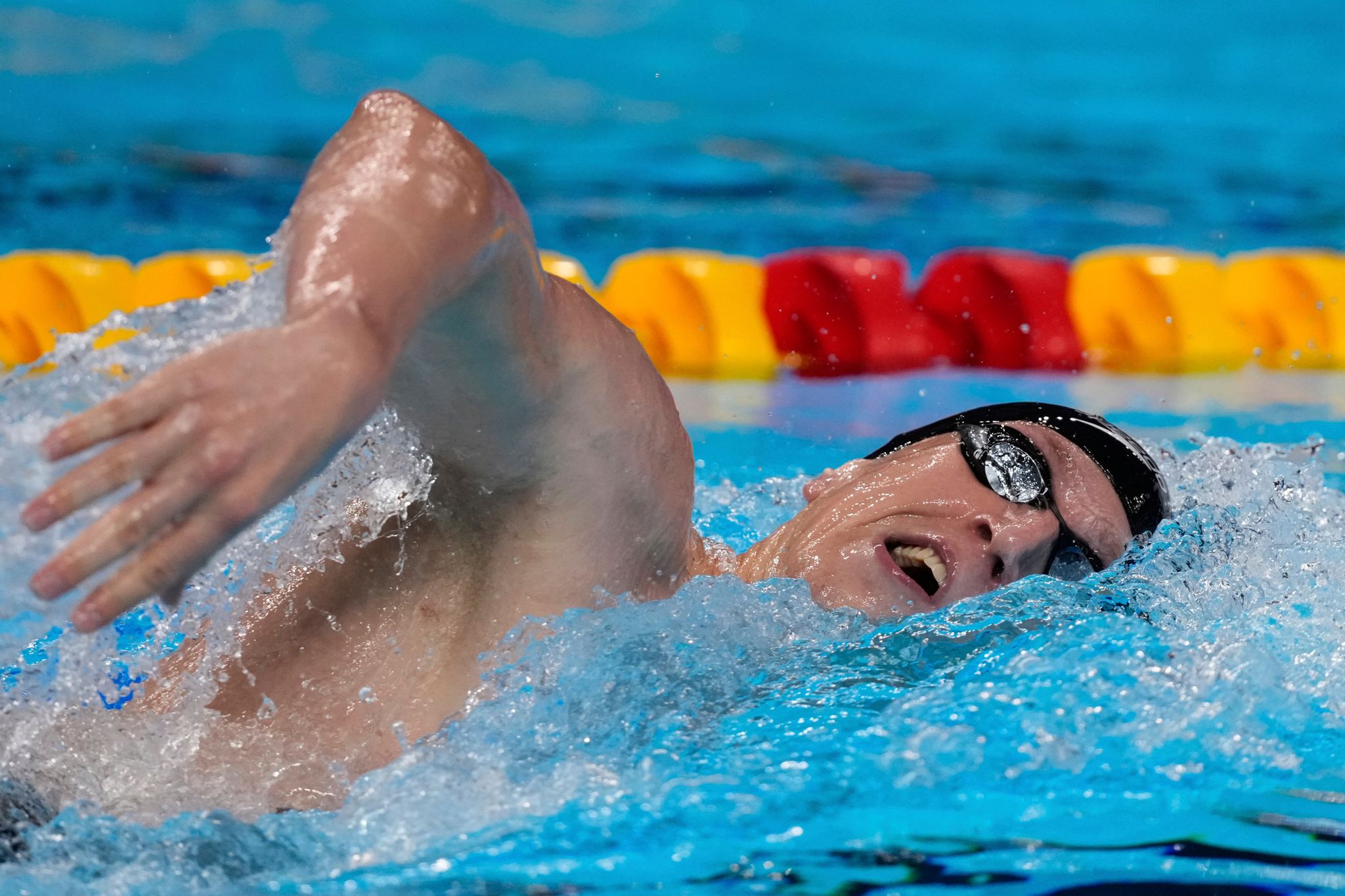 Bei den deutschen Meisterschaften schwamm Lukas Märtens über 400 Meter Freistil erneut eine Weltklassezeit.