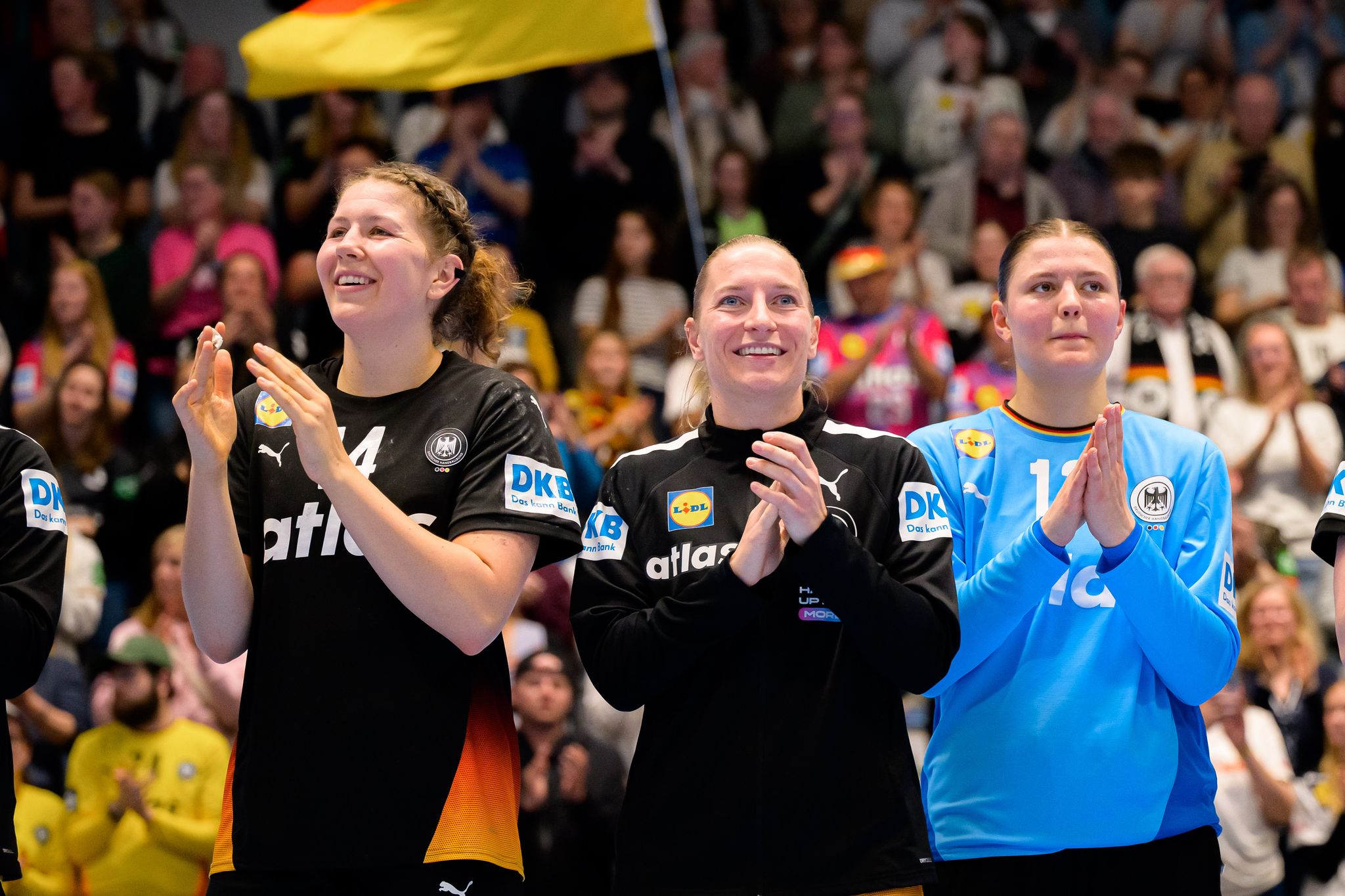 Gute Laune: Die DHB-Frauen gehören im Winter wieder zu den Medaillenkandidaten.