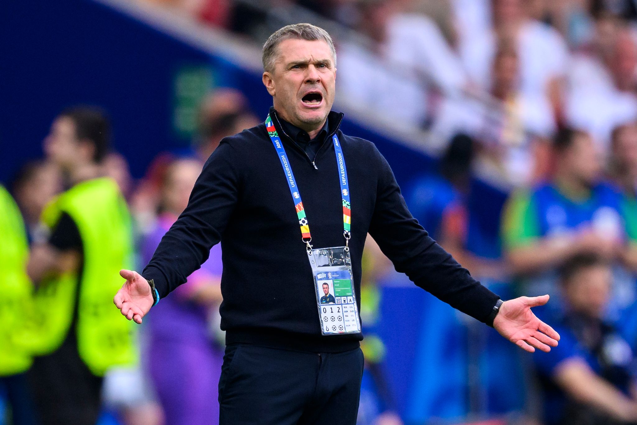 Ist nicht mehr Trainer der Ukraine: Serhij Rebrow (Archivbild)