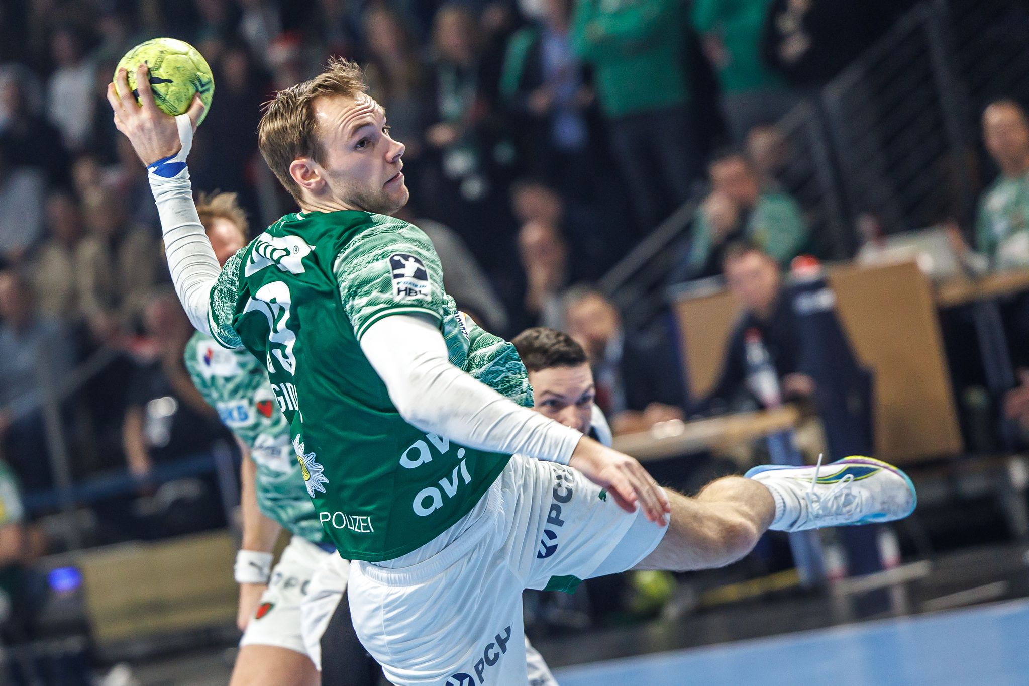 Welthandballer Mathias Gidsel war gegen Gummersbach bester Berliner Schütze (Archivbild)