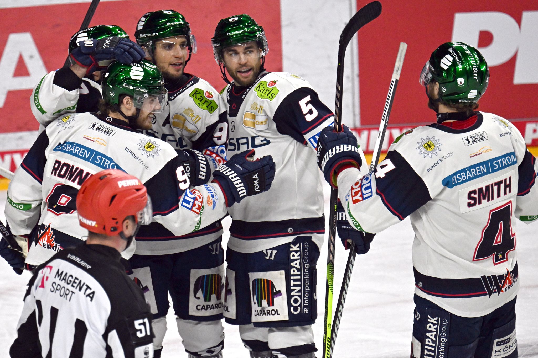 Die Eisbären Berlin stehen erneut im DEL-Finale.