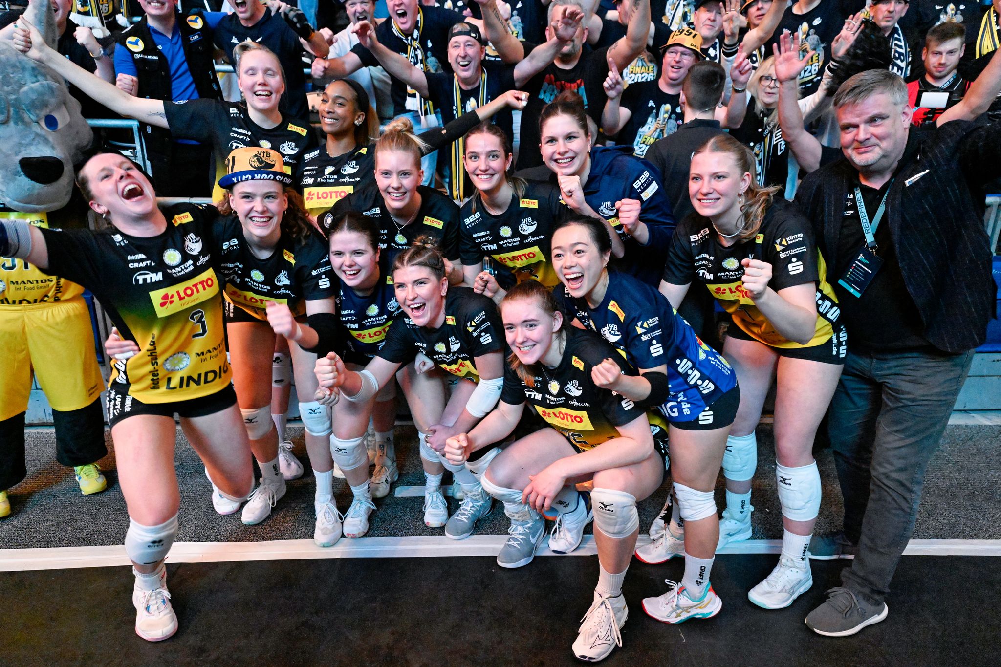 Party mit den eigenen Fans gehört bei Suhl dazu. (Archivbild)