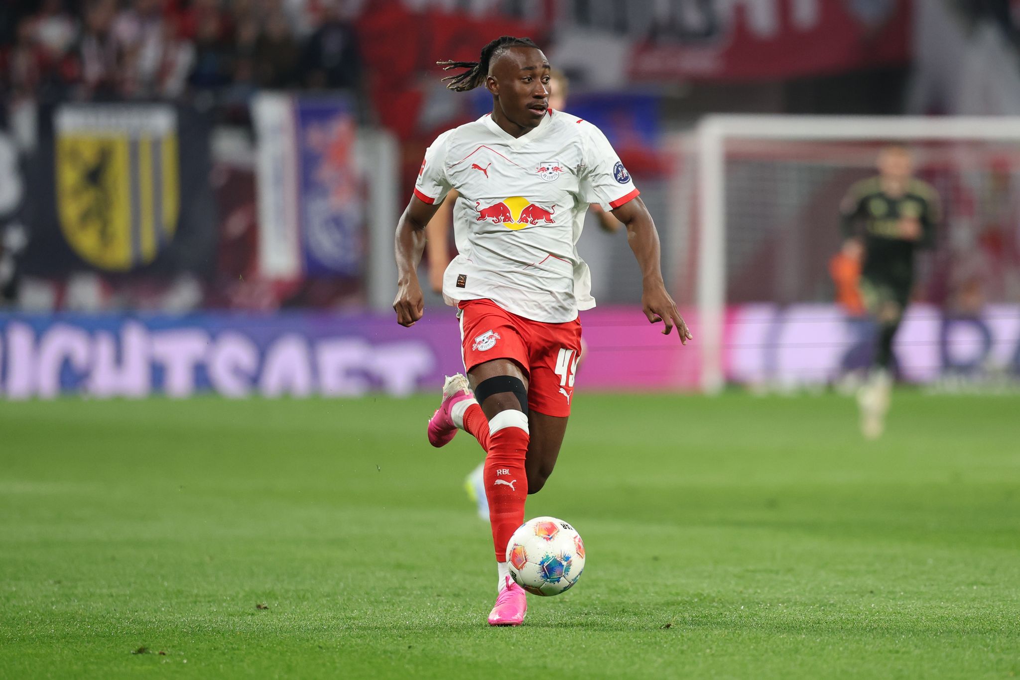 Leipzigs Yan Diomande war auch beim 3:1 gegen Union Berlin ein Aktivposten.