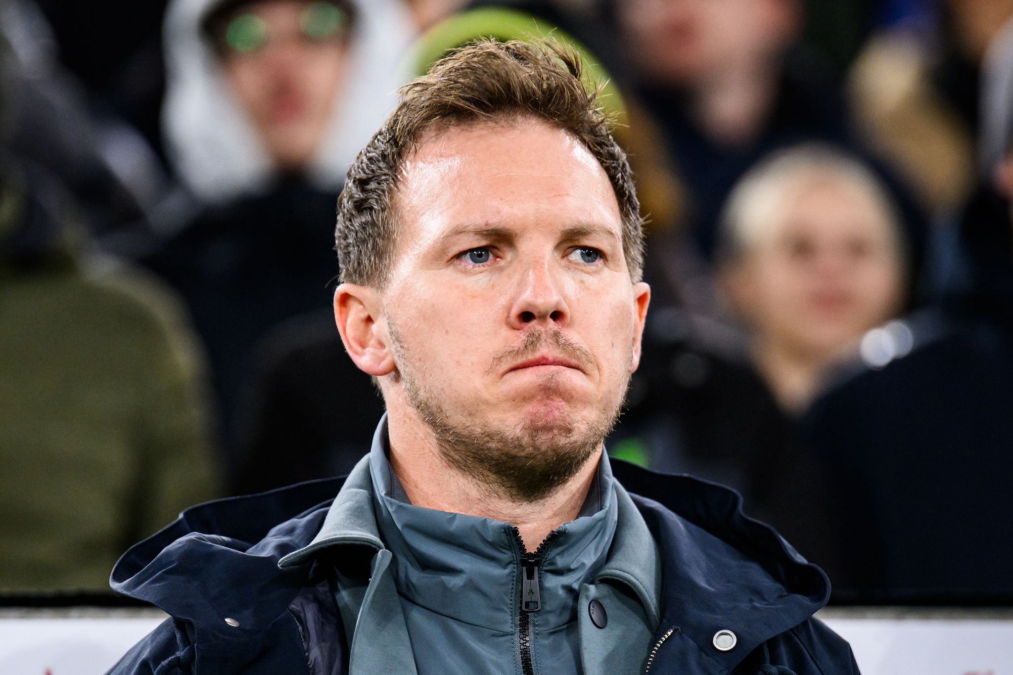 Bundestrainer Julian Nagelsmann bedauert die Verletzung von Serge Gnabry. (Archivbild)