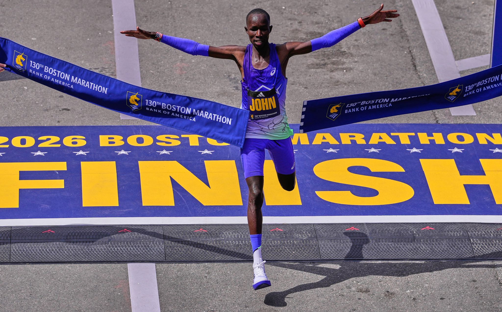 John Korir gewann den Boston-Marathon.