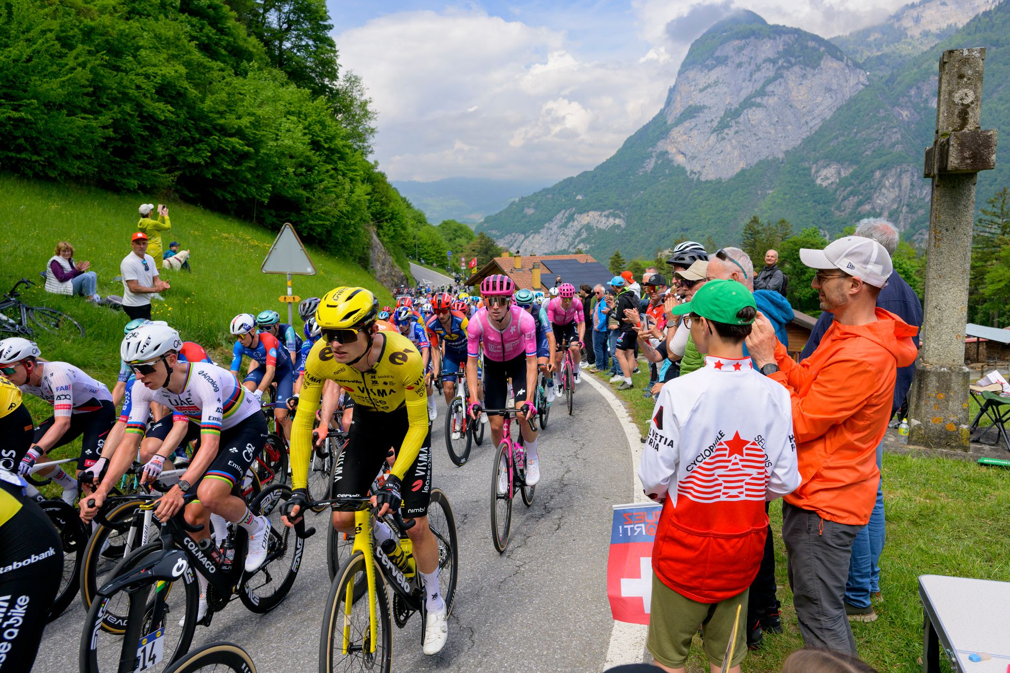 Bei der Tour de Romandie standen die ersten Berge auf dem Programm.