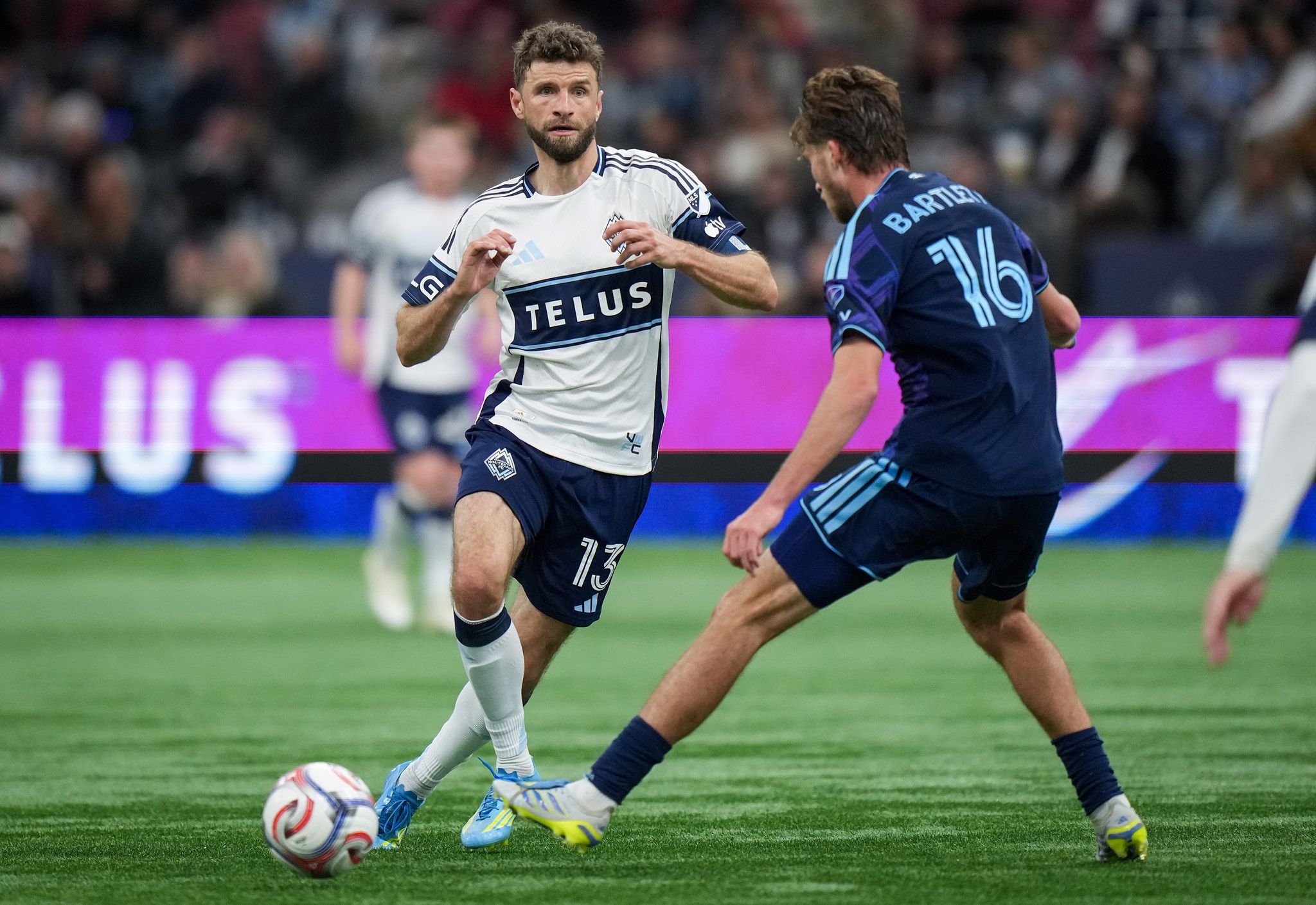 Thomas Müller erzielte für die Vancouver Whitecaps im Spiel gegen Sporting Kansas City seinen vierten Saisontreffer.