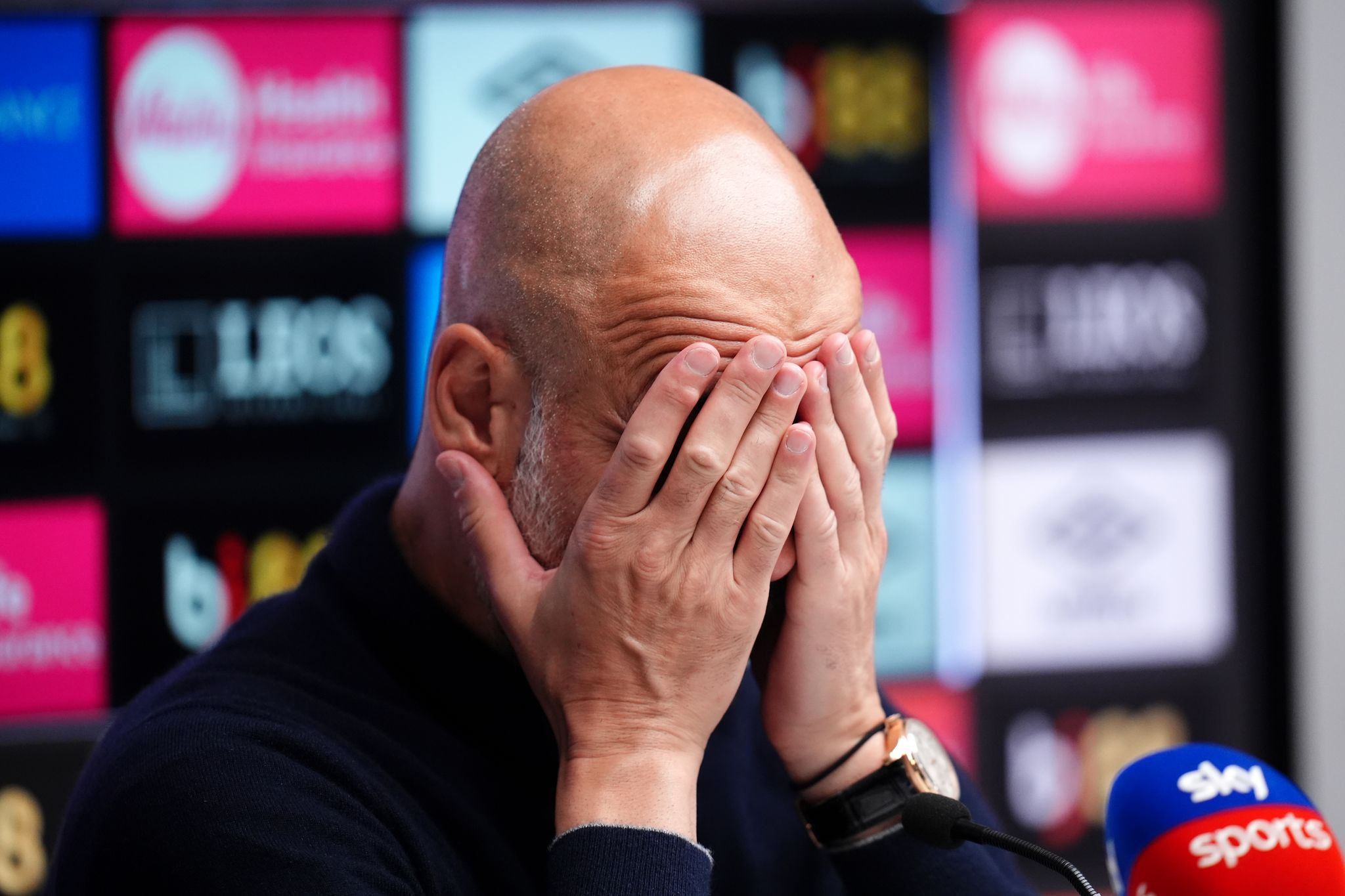 Trainer Pep Guardiola äußerte sich nicht klar zu seiner Zukunft.