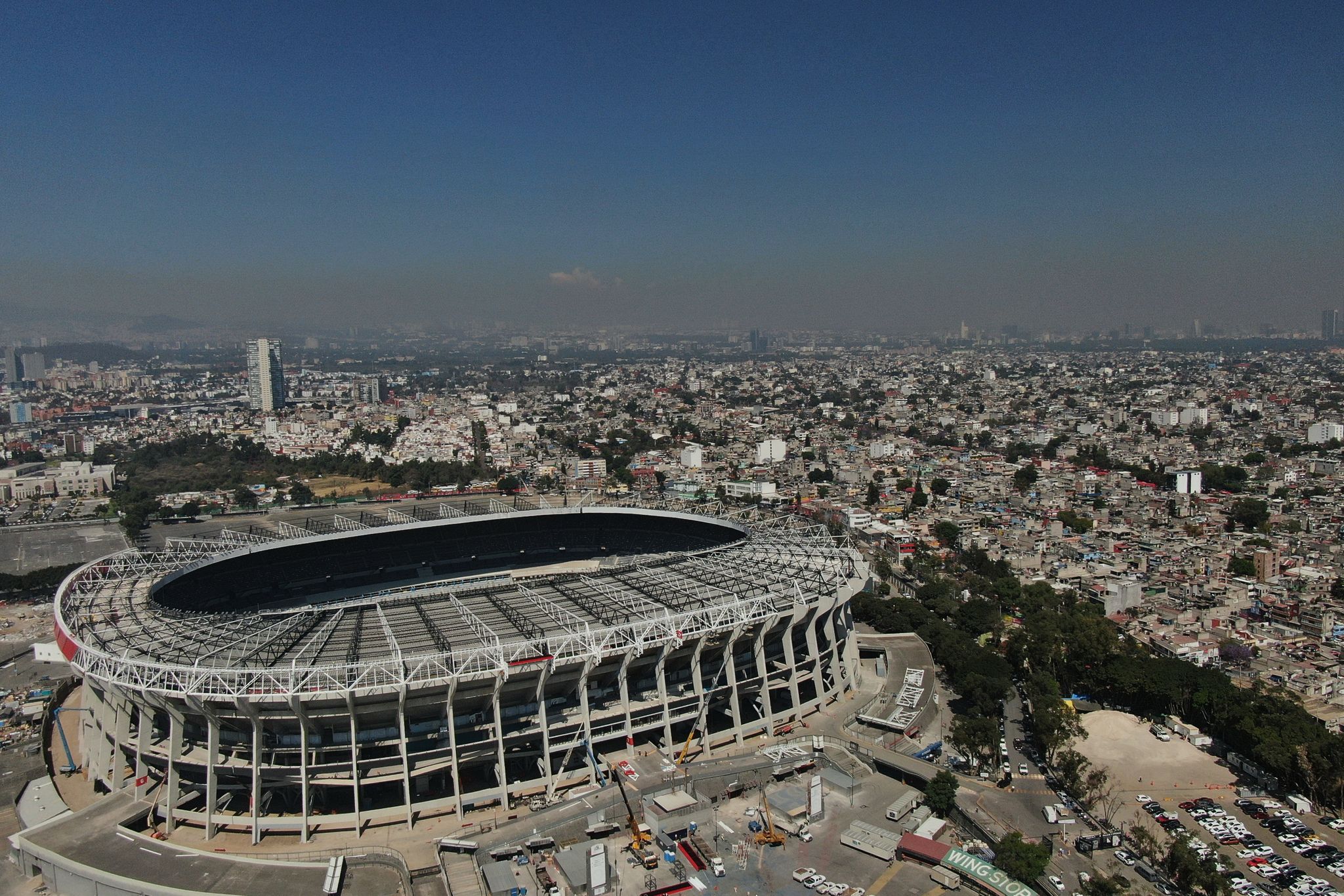 Im Eröffnungsspiel im Aztekenstadion in Mexiko-Stadt treffen am 11. Juni Mexiko und Südafrika aufeinander. (Archivbild)