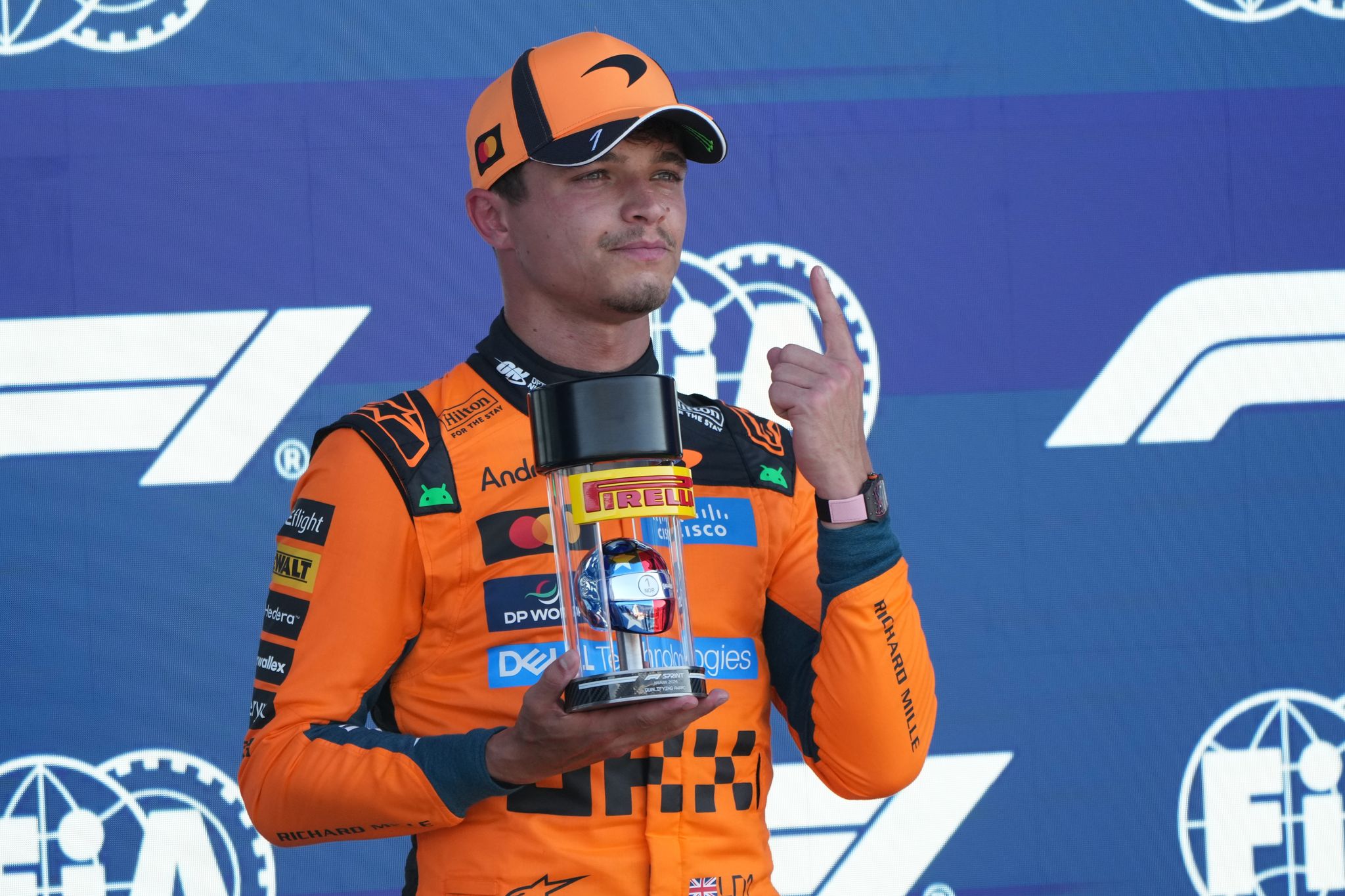 Lando Norris steht in der Sprint-Qualifikation ganz vorne.