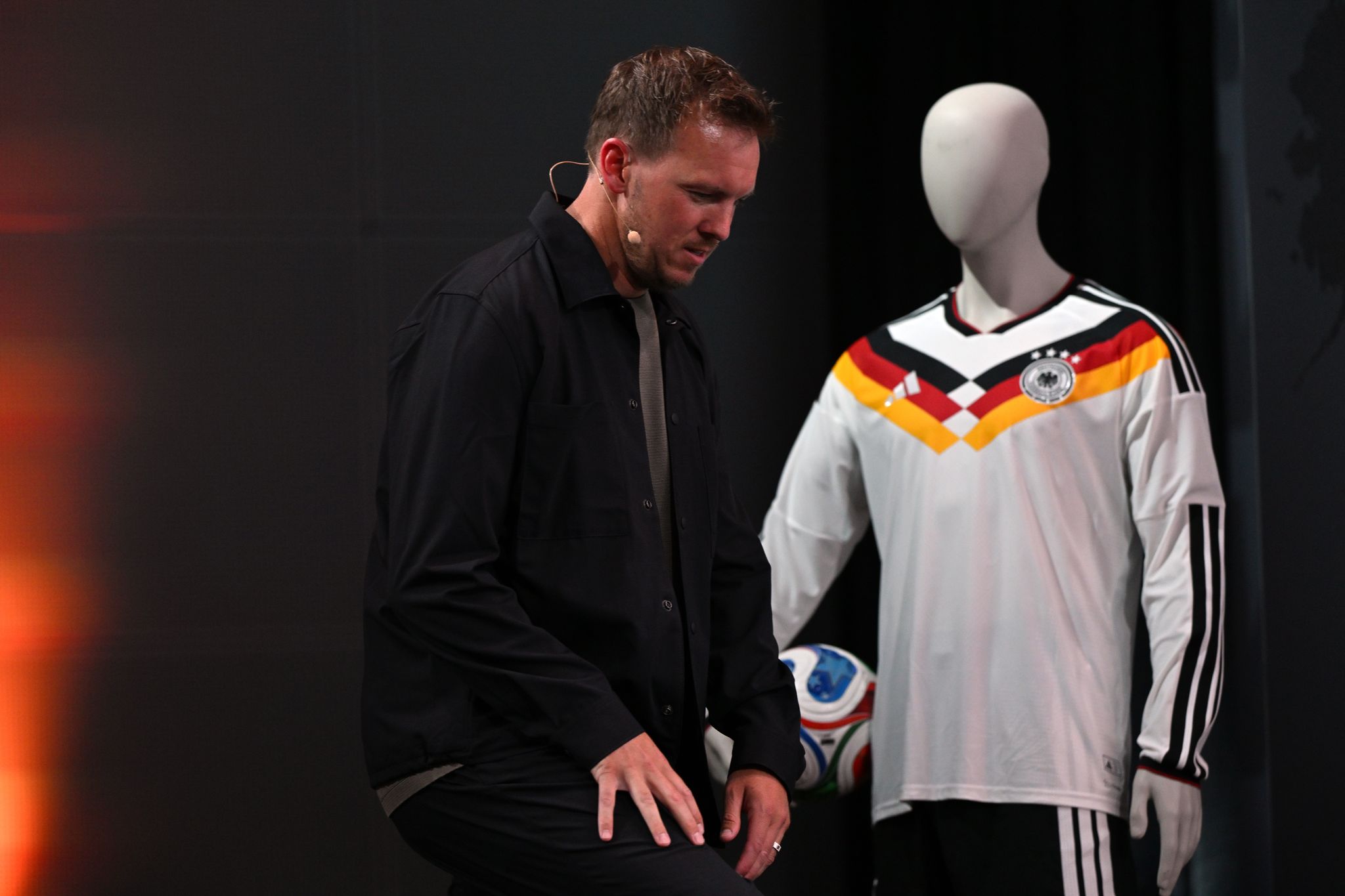 Julian Nagelsmann bei der Kader-Präsentation.