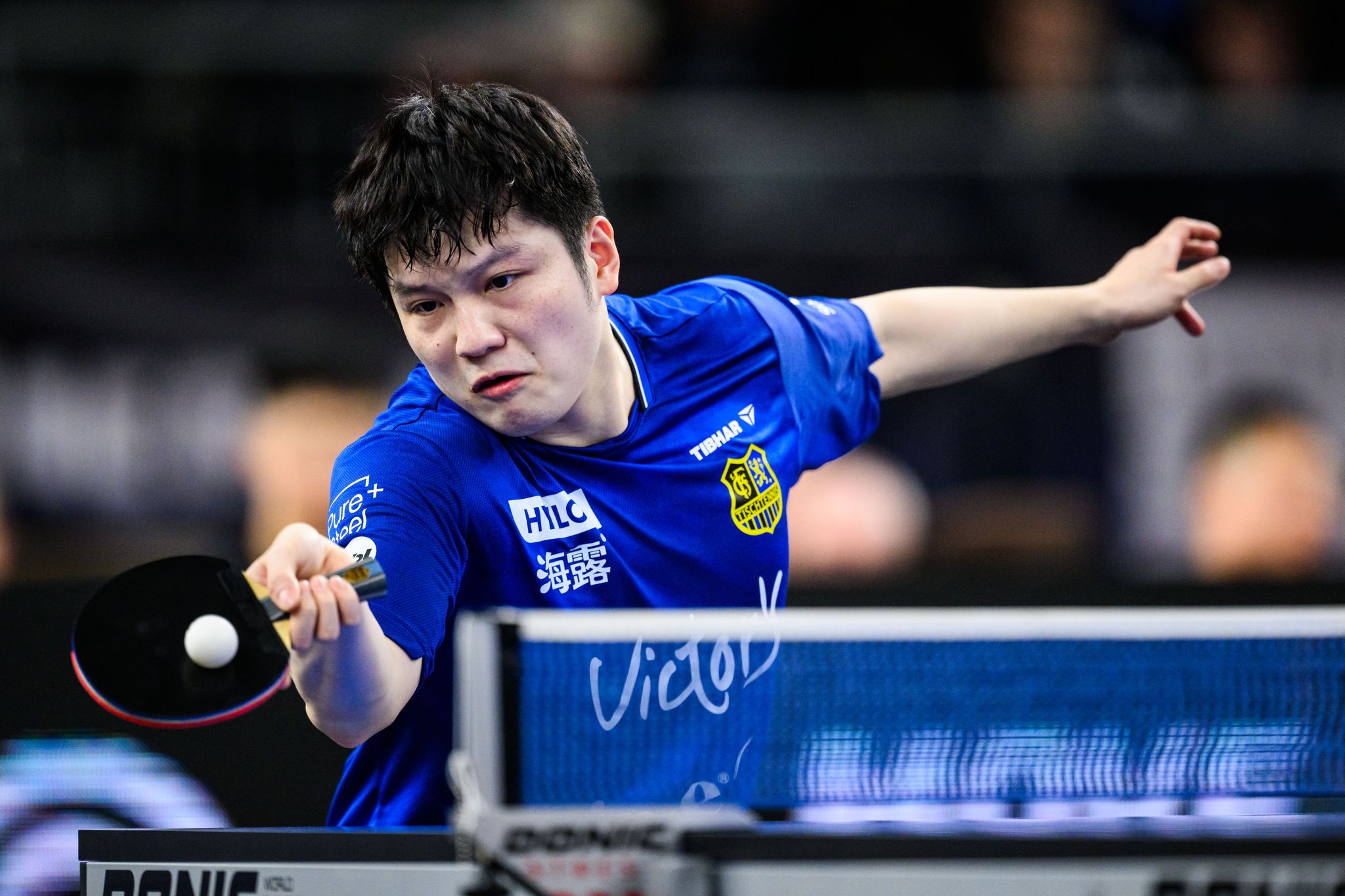 Verabschiedet sich mit Champions-League-Sieg: Saarbrückens Starspieler Fan Zhendong. (Archivbild)