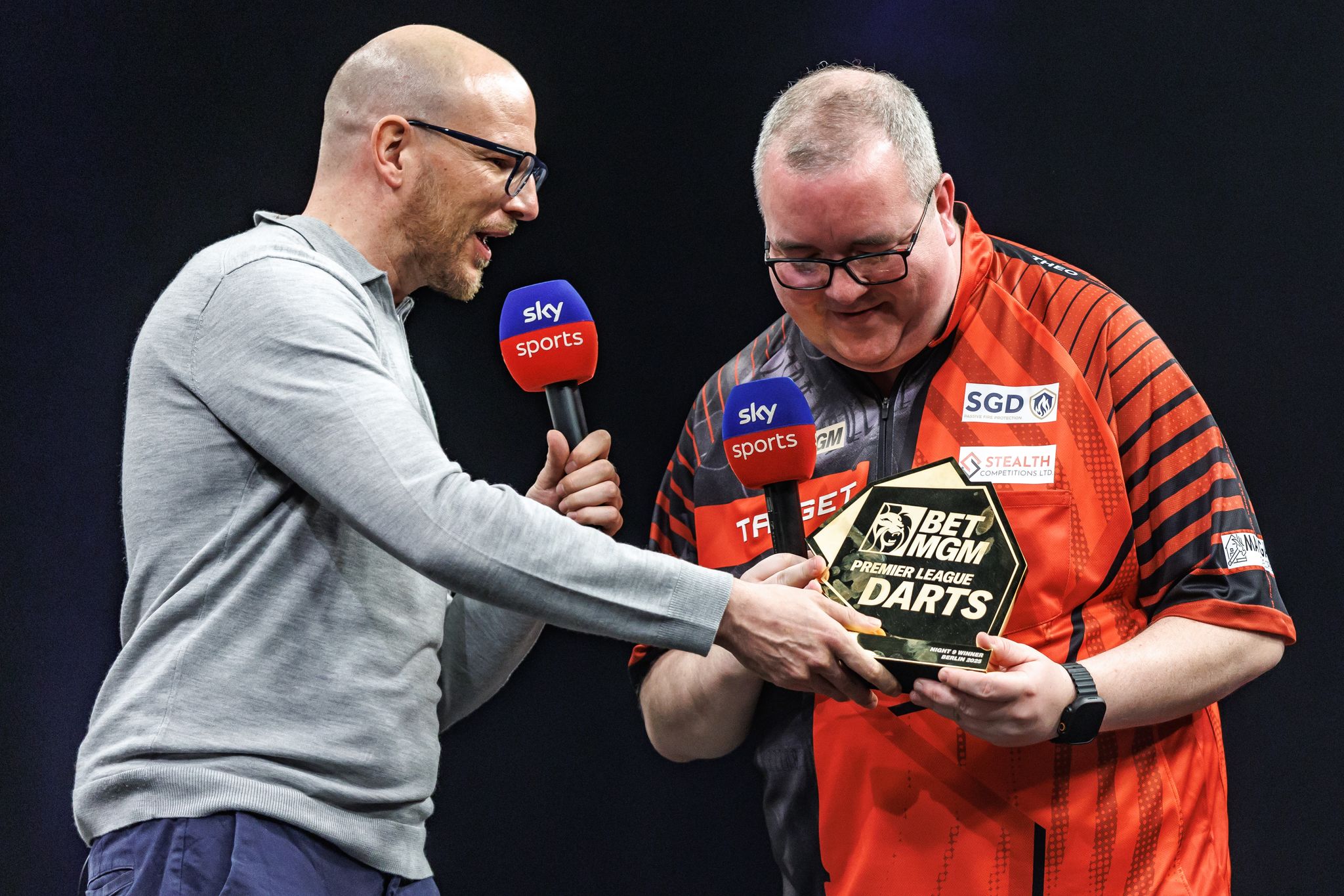 Mark Webster als TV-Experte bei der Premier League.