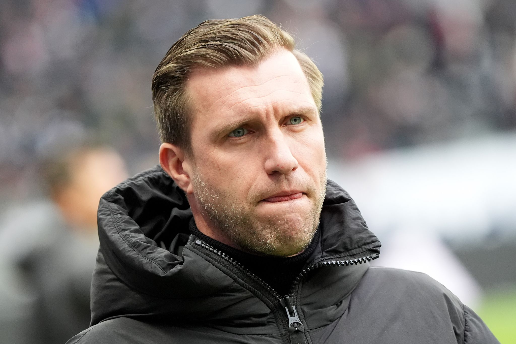 Markus Krösche steht in der Kritik. (Archivbild)