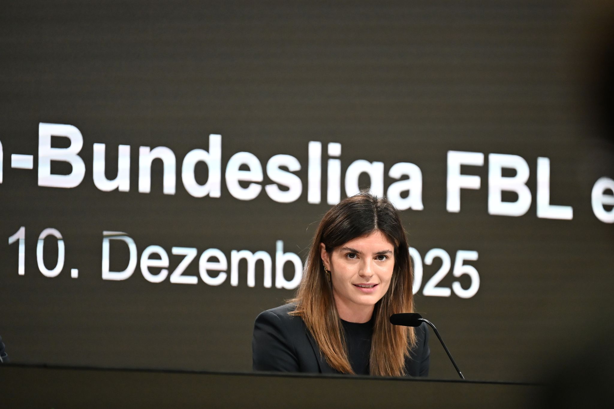 FBL-Präsidentin Katharina Kiel spricht über Investitionen im Frauenfußball. (Archivbild)