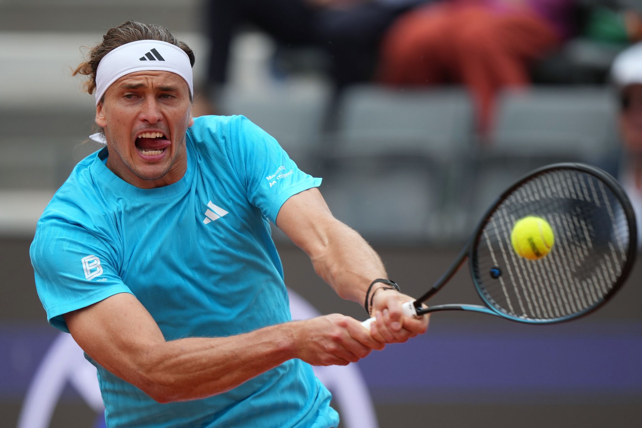Alexander Zverev hat die dritte Runde des Turniers in Rom erreicht.