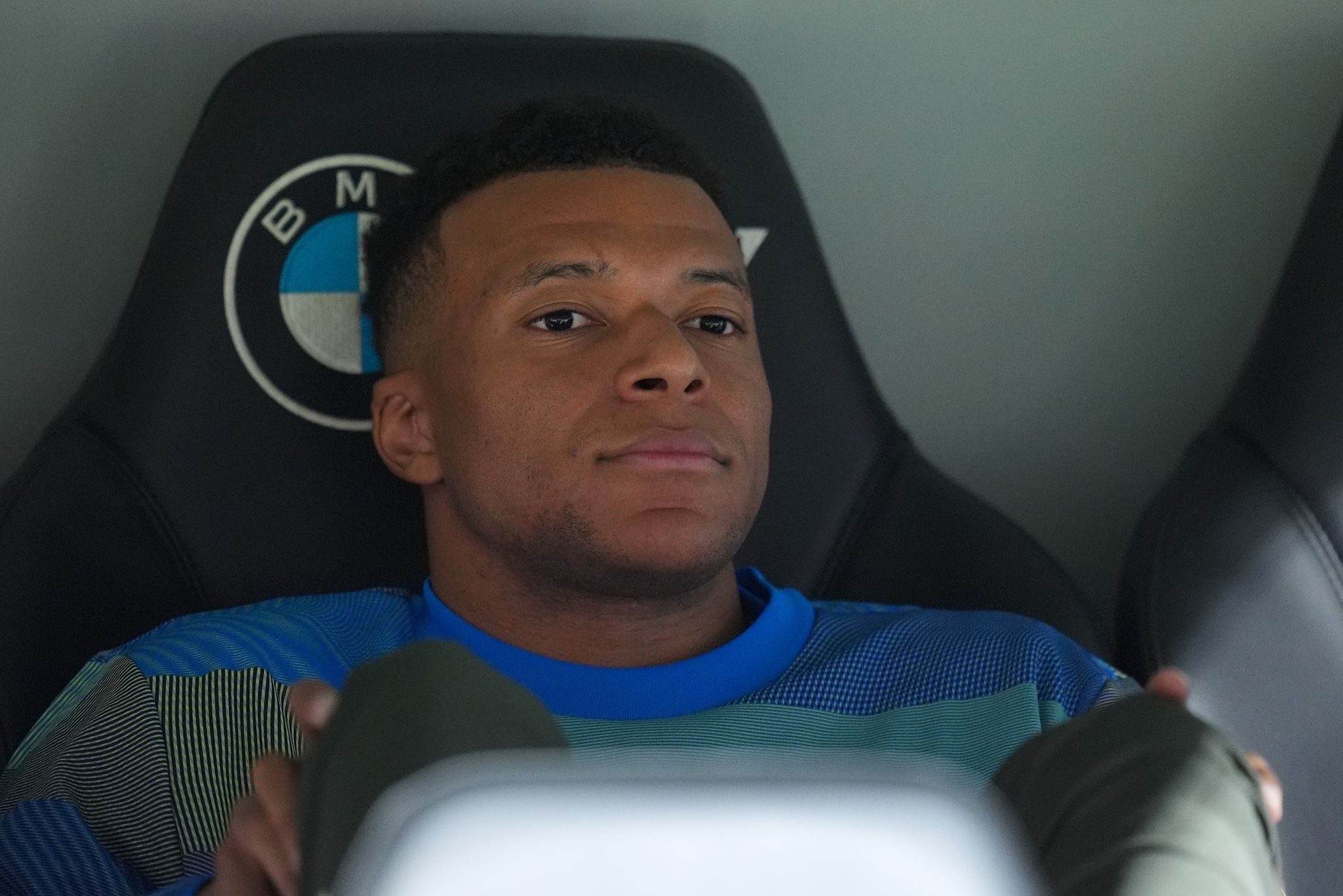 Real Madrids Kylian Mbappé kam im Spiel gegen Real Oviedo erst in der 68. Minute von der Bank.