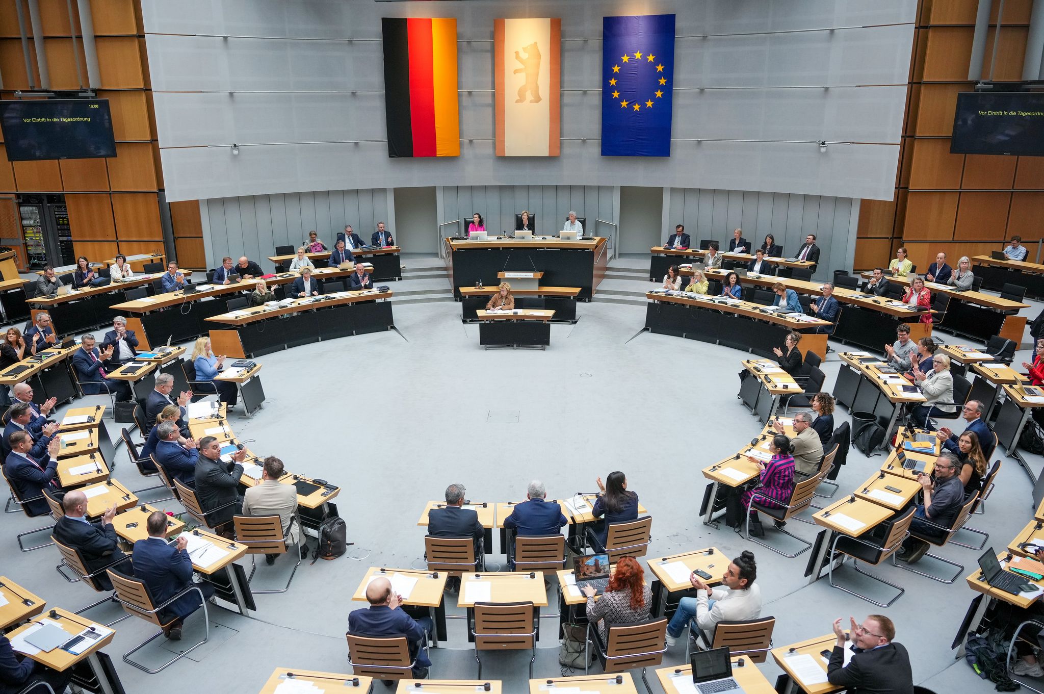 Im Berliner Abgeordnetenhaus wurde über die Bewerbung Berlins für Olympische und Paralympische Spiele abgestimmt.