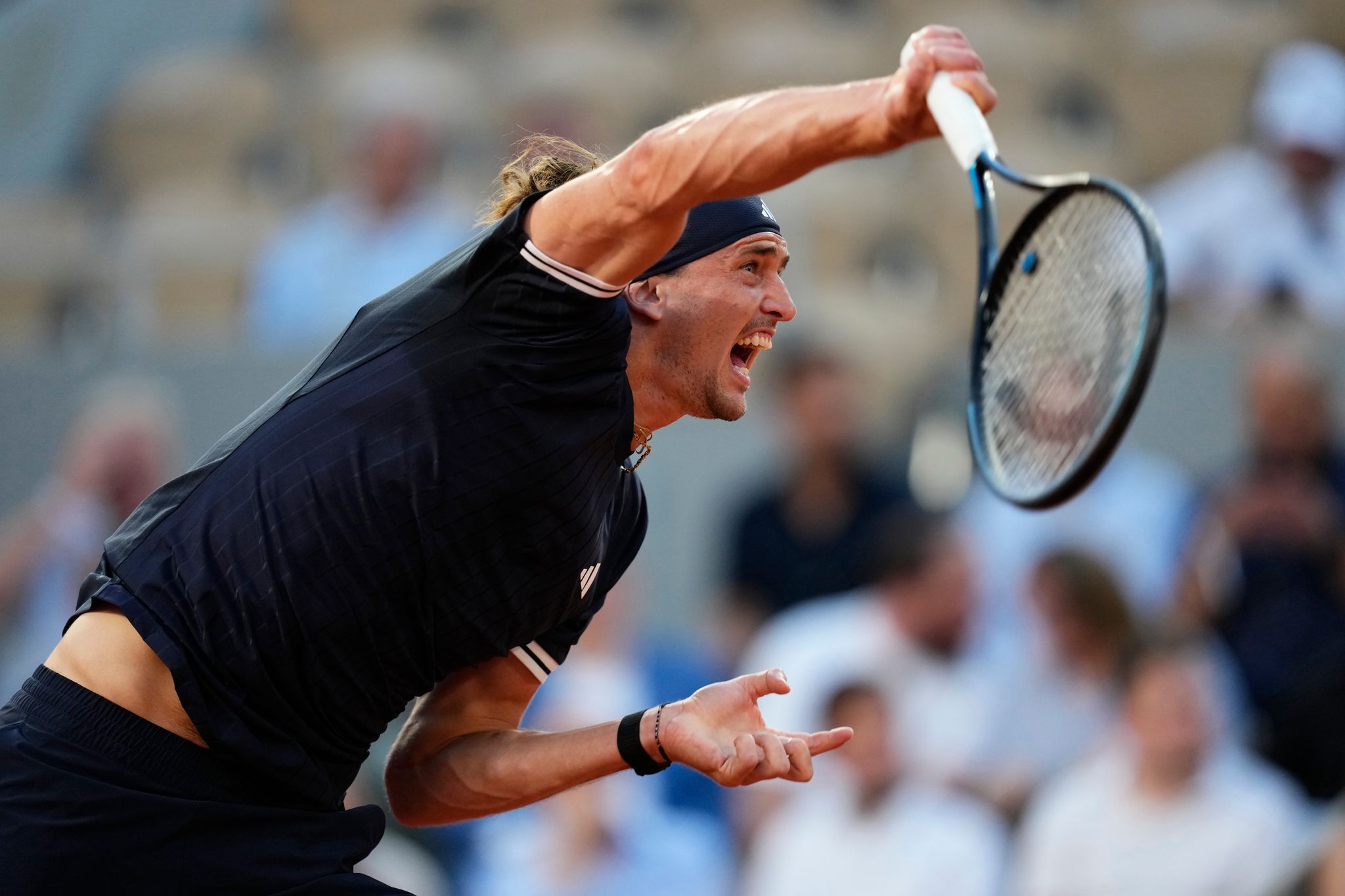 Auf seinen Aufschlag war mal wieder Verlass: Alexander Zverev.