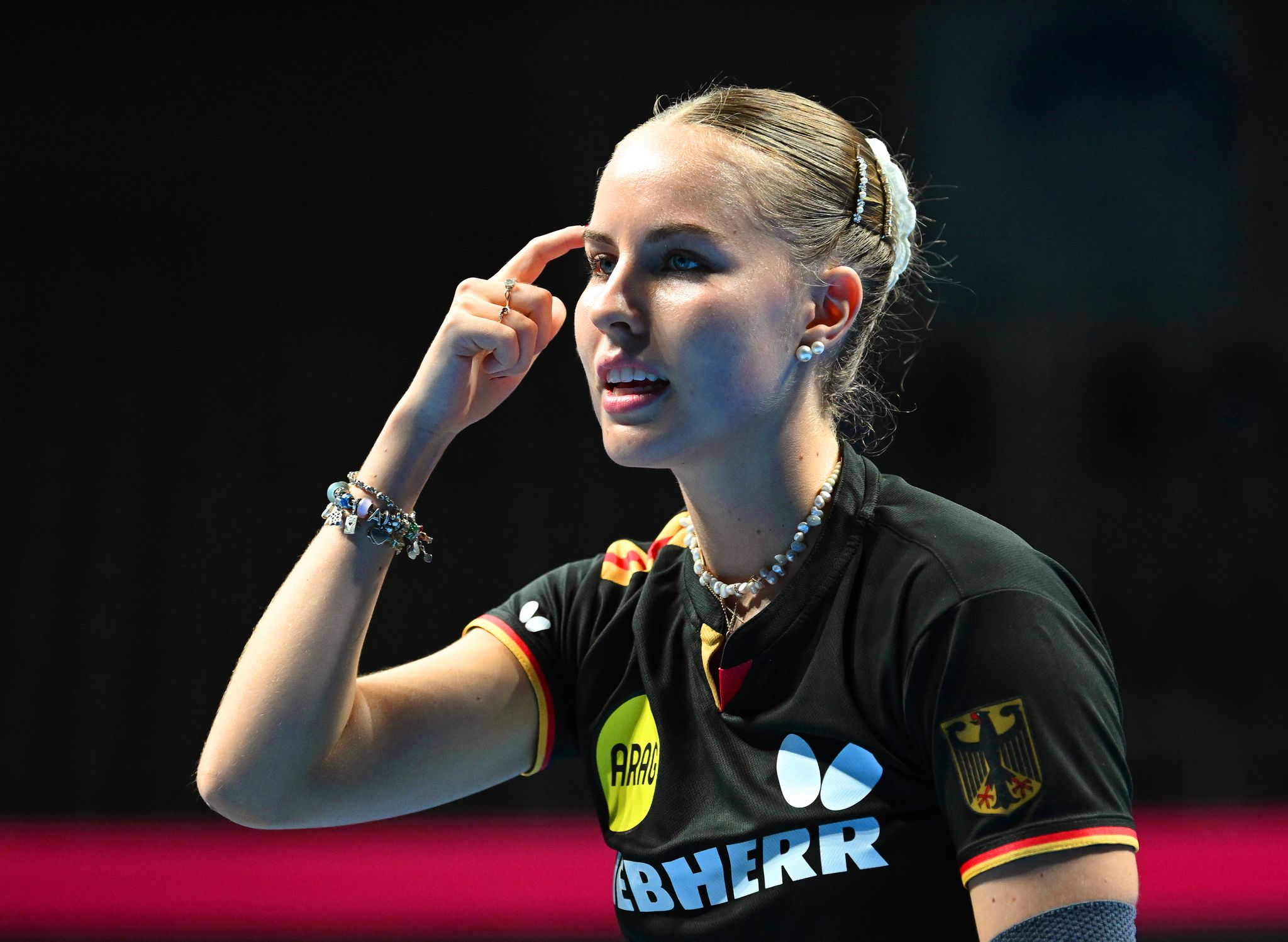 Tischtennis-Star Annett Kaufmann spricht über Hassnachrichten im Internet. (Archivbild)