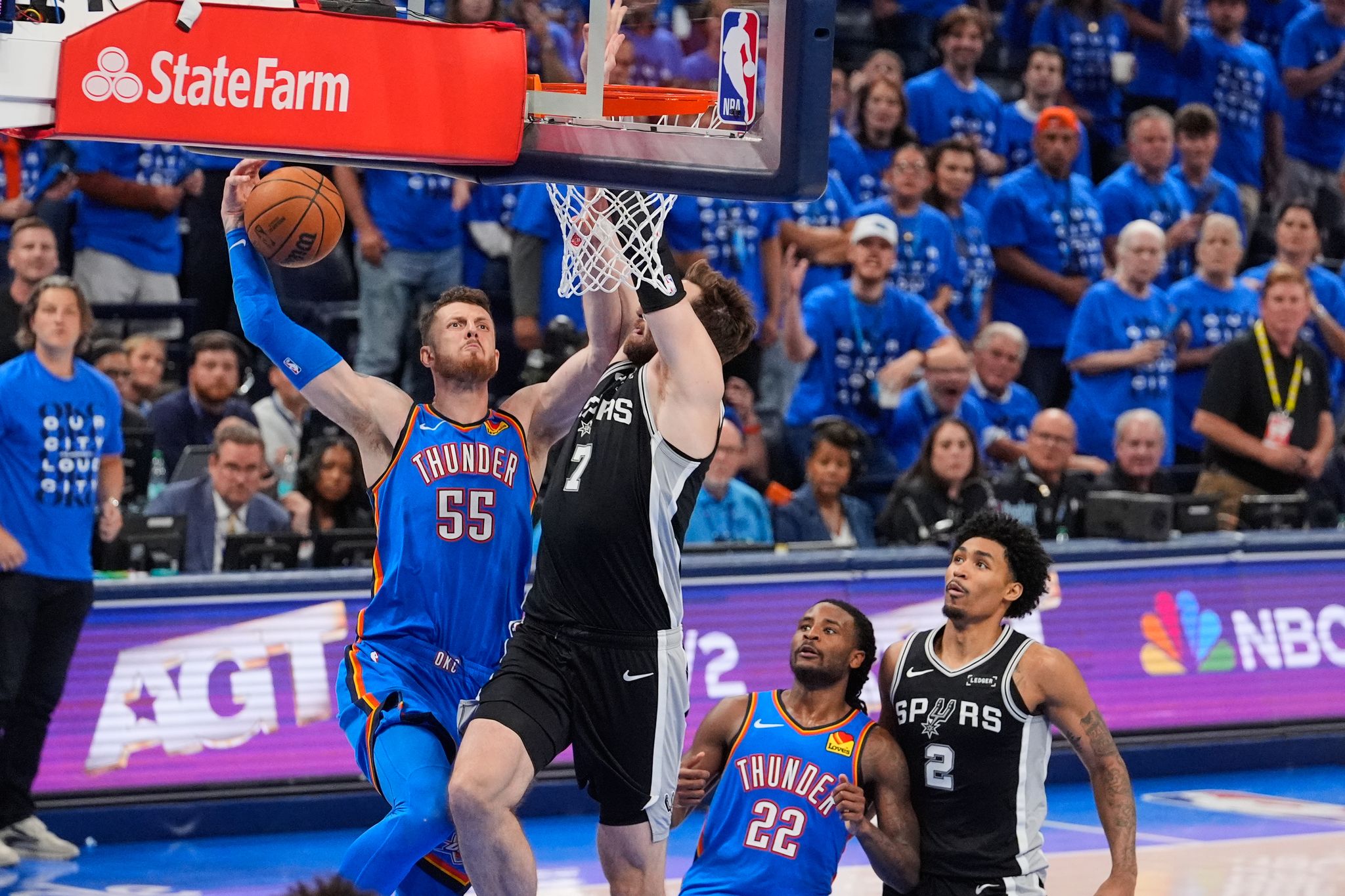 Isaiah Hartenstein konnte das Aus der Thunder nicht verhindern.