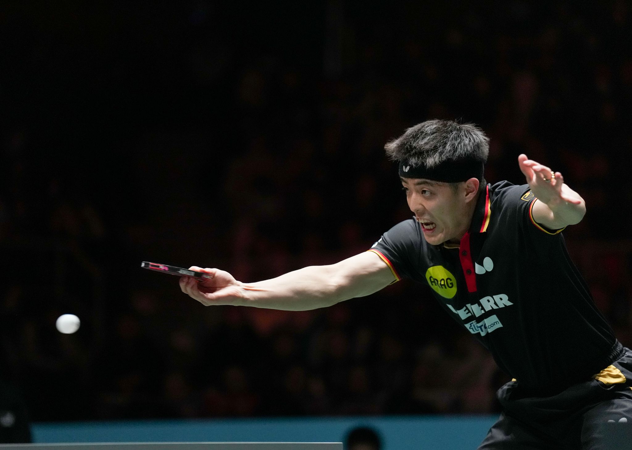 Der deutsche Tischtennis-Nationalspieler Dang Qiu.