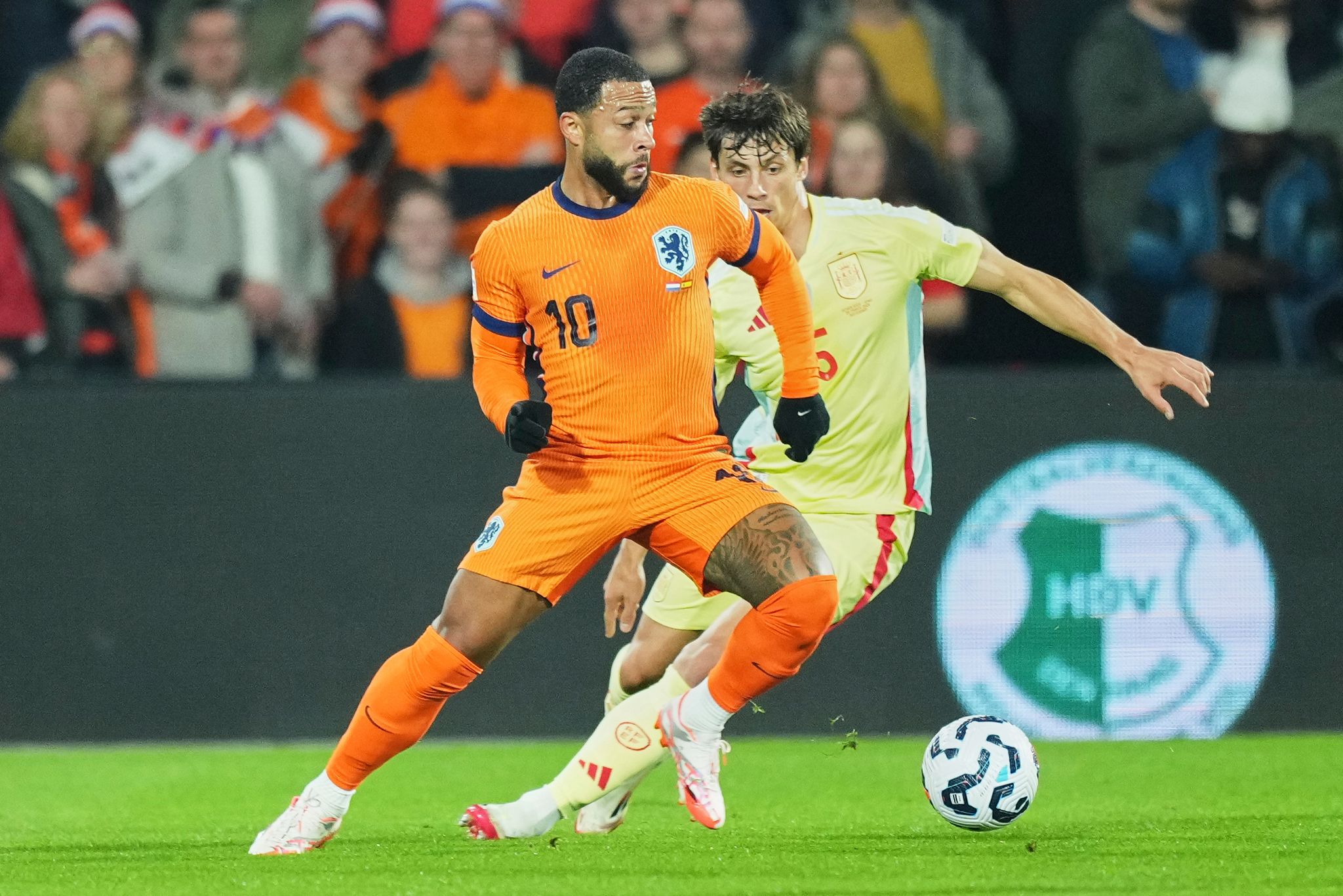 Memphis Depay steht im Kader der Niederlande für die Fußball-WM. (Archivbild)