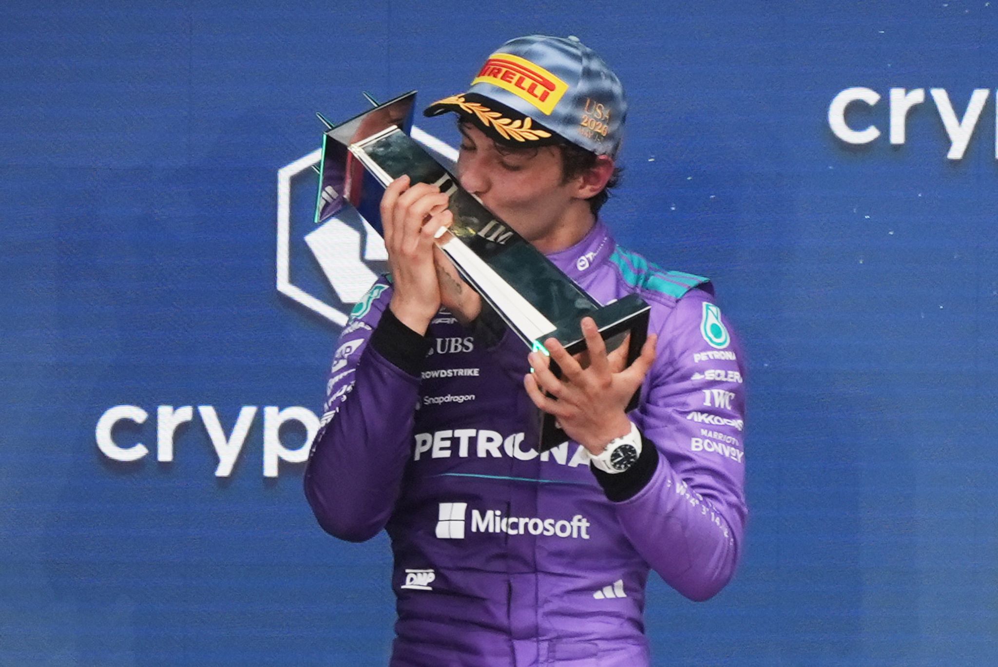 Kimi Antonelli gewinnt sein drittes Formel-1-Rennen in Serie.