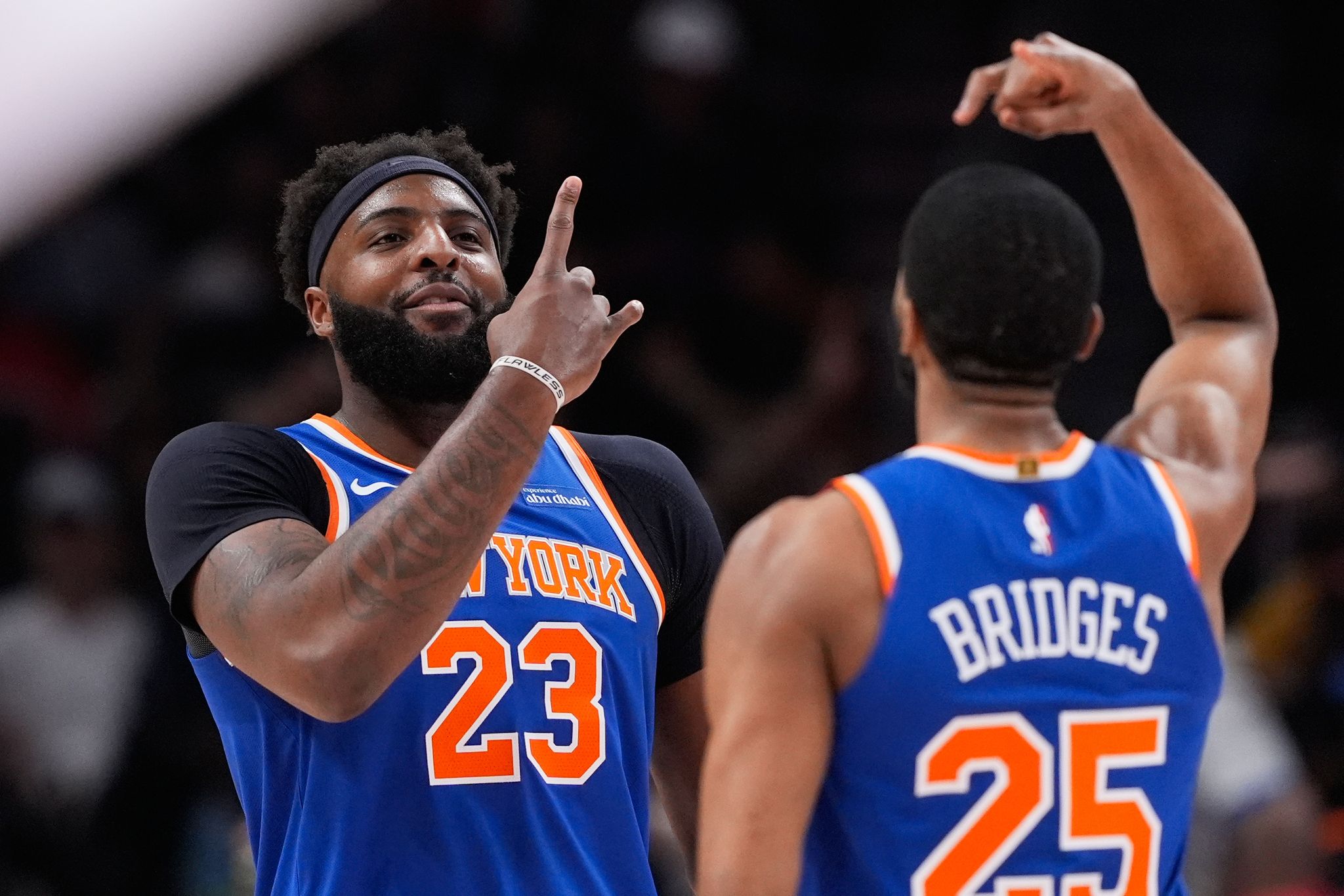 Die Knicks hatten allen Grund für Jubelgesten.