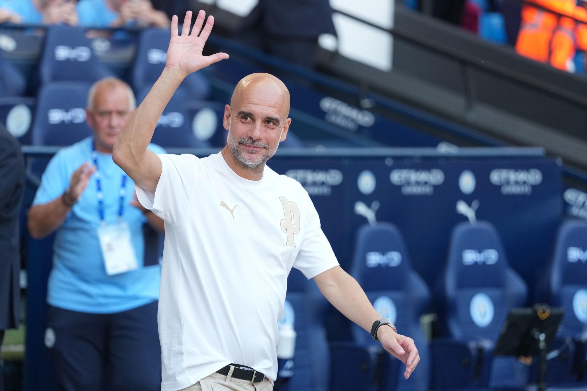 Nach zehn Jahren verabschiedete sich Trainer Pep Guardiola bei Manchester City.