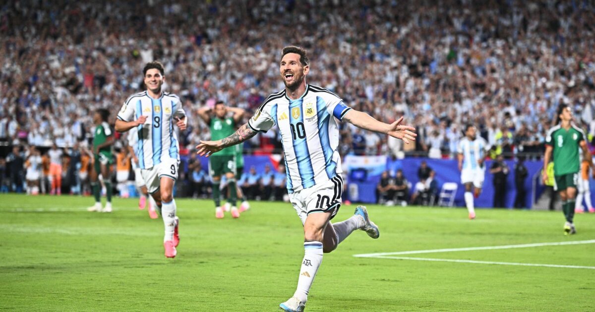 Lionel Messi traf doppelt gegen Algerien.