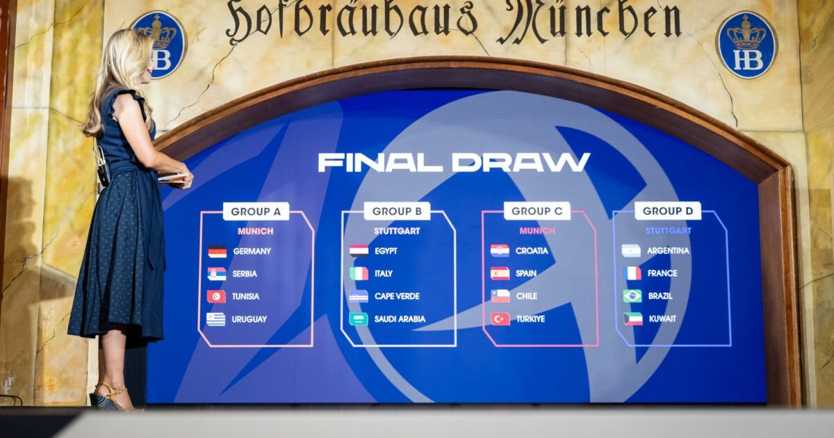 Vier der acht Vorrundengruppen der Handball-WM 2027 in Deutschland.