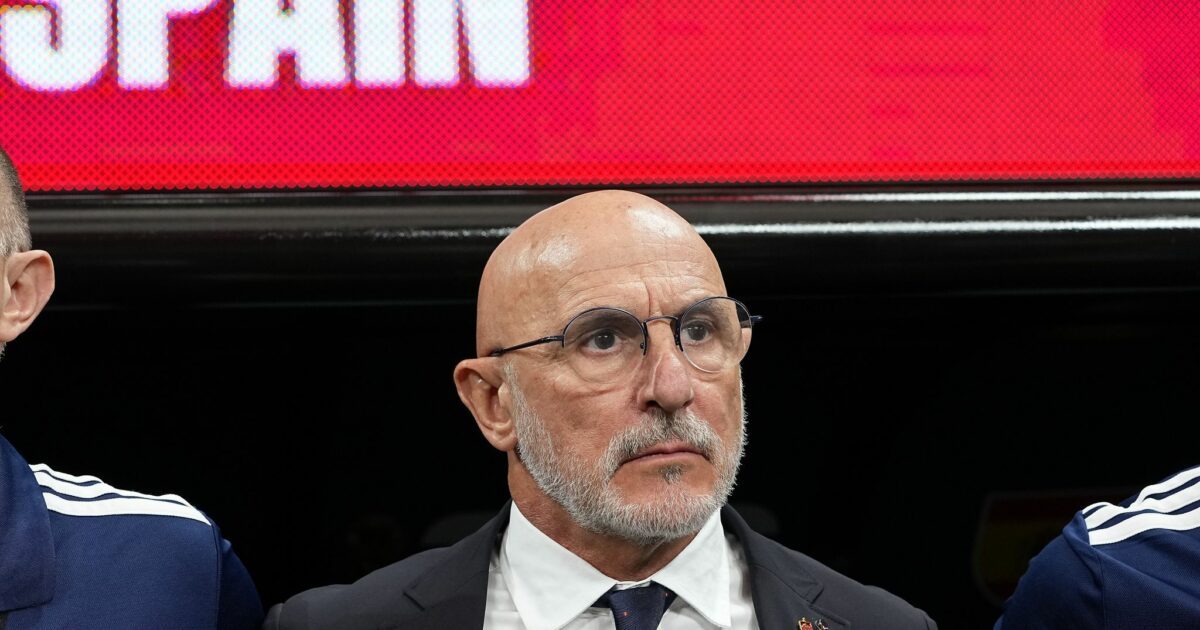 Spaniens Trainer Luis de la Fuente hat am Sonntag Geburtstag. (Archivbild)