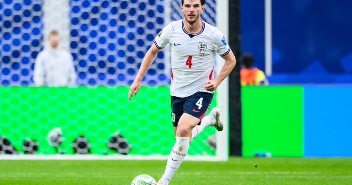 Declan Rice soll nach dem FC Arsenal auch England zum Titel führen. (Archivbild)
