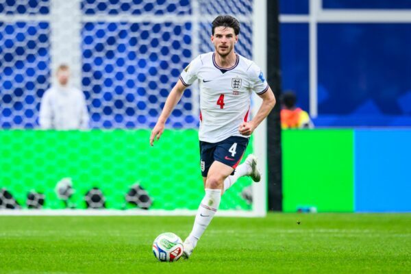 Declan Rice soll nach dem FC Arsenal auch England zum Titel führen. (Archivbild)