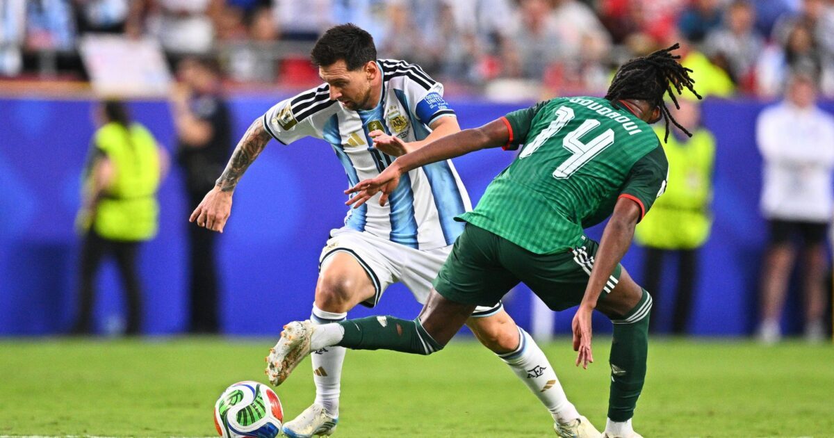 Lionel Messi traf bei seiner sechsten WM gleich zum Auftakt.