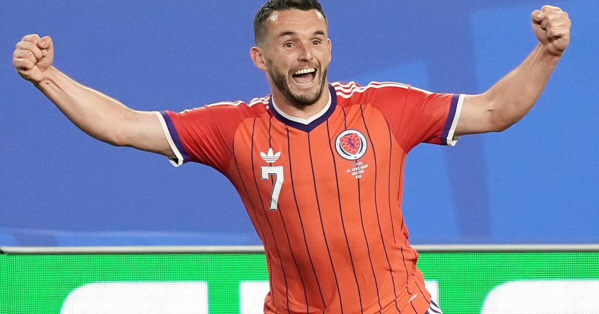 John McGinn brachte Schottland in Führung.