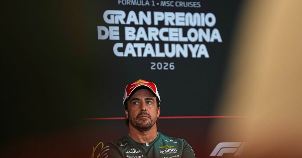 Das Formel-1-Ende naht: Fernando Alonso bei seinem Heimspiel.
