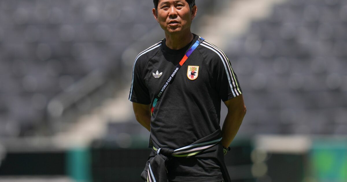 Japans Trainer Hajime Moriyasu freut sich aus mehreren Gründen auf das Spiel gegen Tunesien.