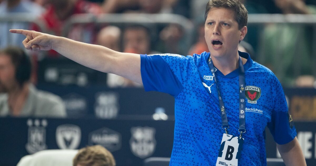 Trainer Nicolej Krickau und die Füchse Berlin verloren das letzte Champions-League-Finale gegen den FC Barcelona. (Archivbild)
