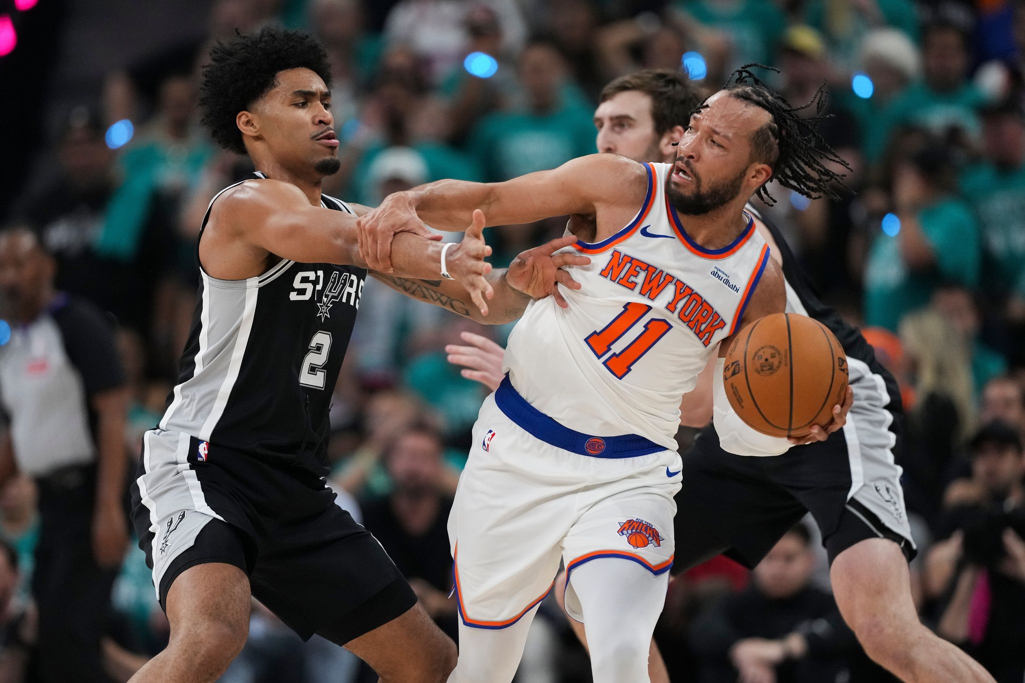 Jalen Brunson (rechts) hatte nicht seinen besten Abend