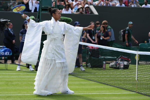 Wieder ein aufsehenerregender Auftritt: Naomi Osaka.
