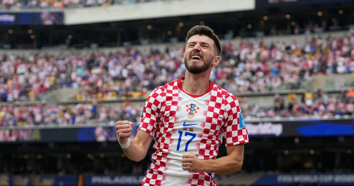 Belohnte Kroatien für eine dominante erste Halbzeit: Petar Sucic.