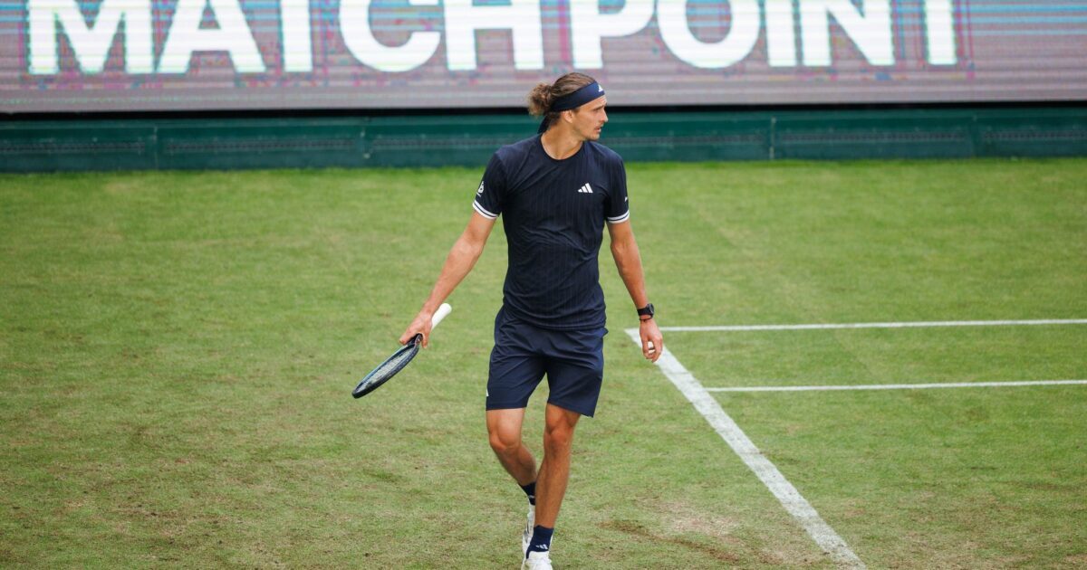 In Halle nur noch im Einzel dabei: Alexander Zverev.