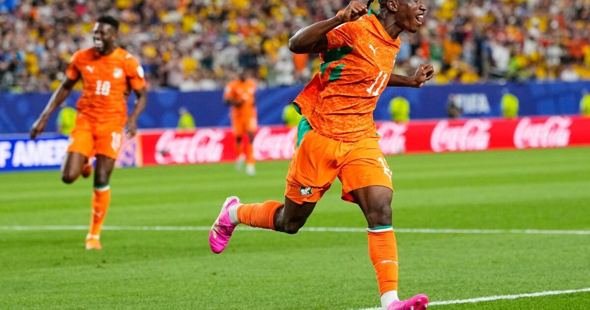 Yan Diomande war der stärkste Ivorer beim Sieg gegen Ecuador.
